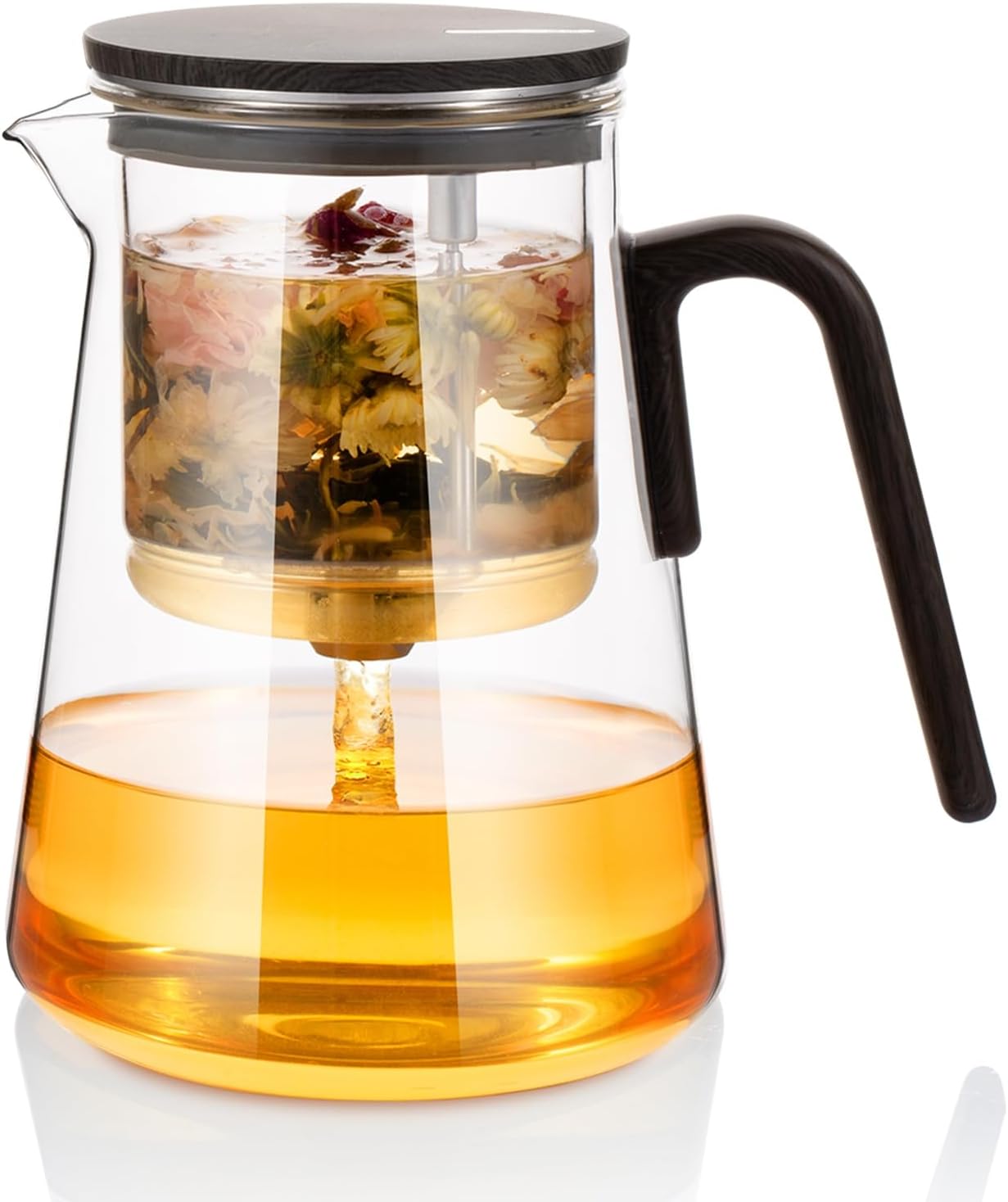 ZENS Magnetic Tea Pot with Infuser for Mess-Free Brewing