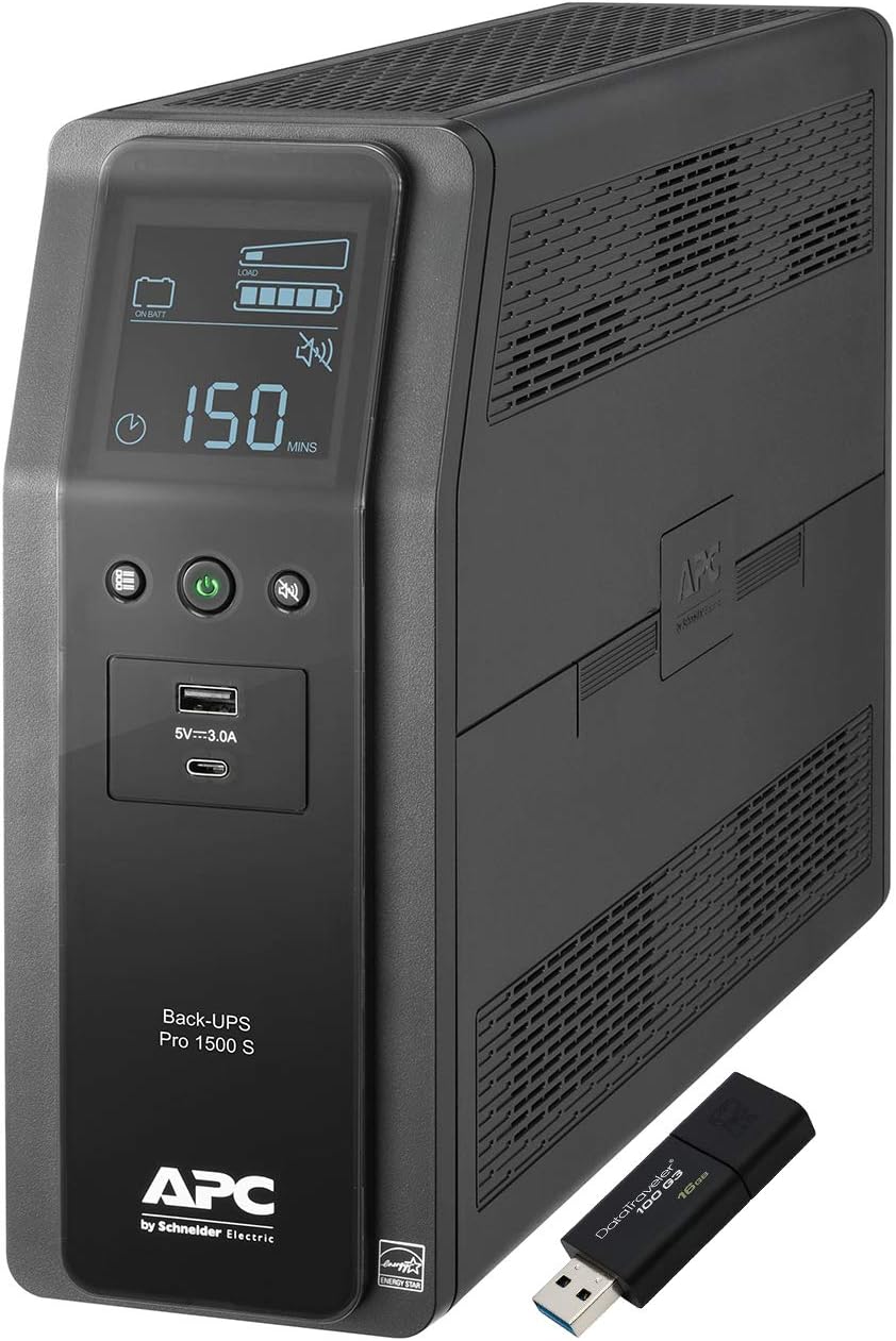 APC Sine Wave UPS Battery Backup & Surge Protector for Home