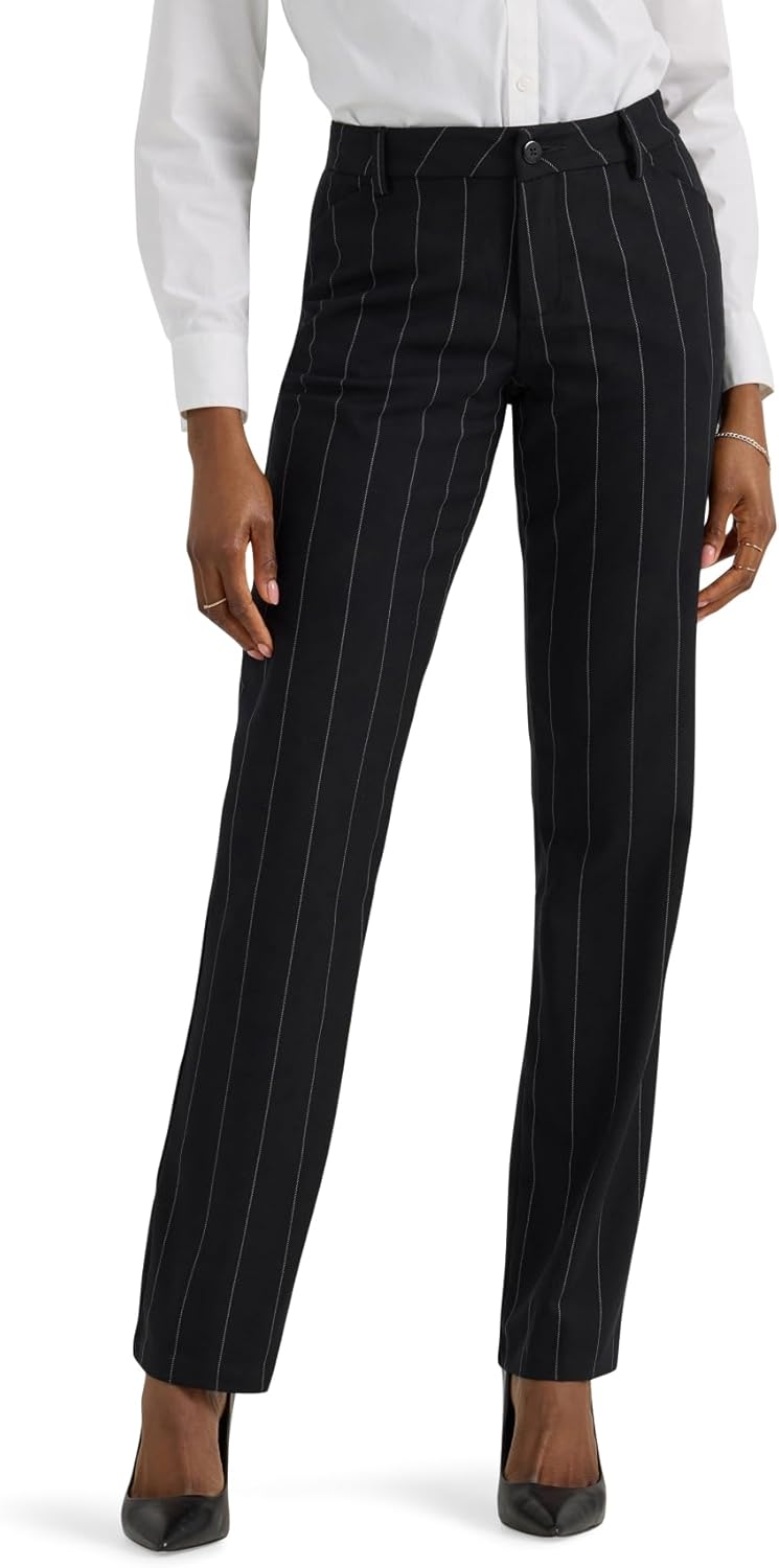 Lee Women's Wrinkle Free Relaxed Fit Straight Leg Pant Review