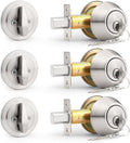 Keyed Alike Single Cylinder Deadbolts 3-Pack - Minimize Keys