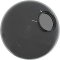 KastLite 12in Smoke Acrylic Lamp Post Globe - Twist Lock Neck
