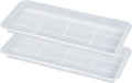 Plant Tray Saucers Rectangular 17.5 in 4-Pack - Window & Windowsill