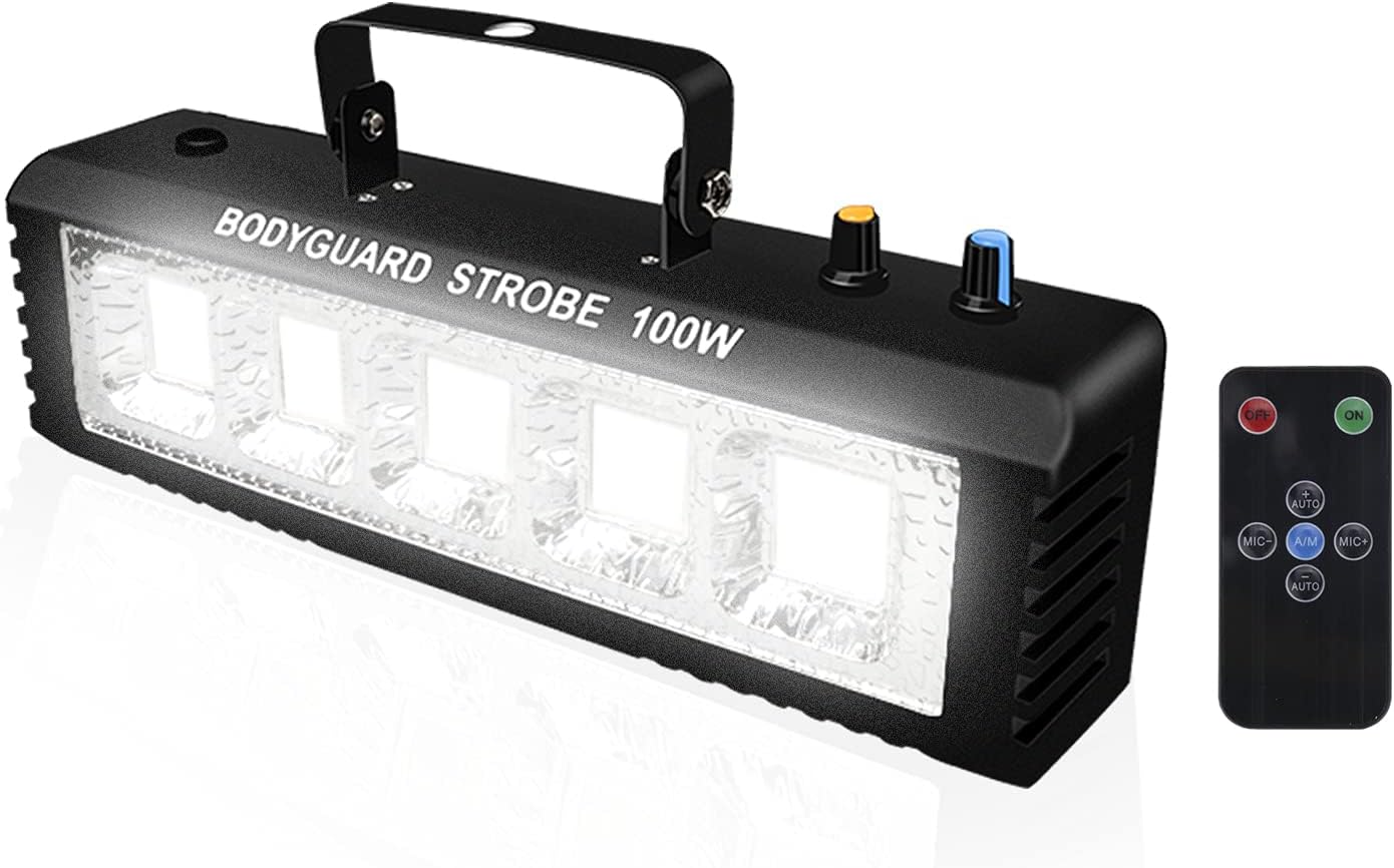 Strobe Stage Lights Sound Activated for DJ Parties and Events