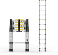 Telescoping Extension Ladder 10.5FT - Compact Aluminum Reach