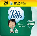 Puffs Plus Lotion with Vicks Facial Tissues - Soothing Scent