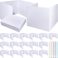 16 Pack Privacy Folders for Students - Durable Classroom Desk Dividers