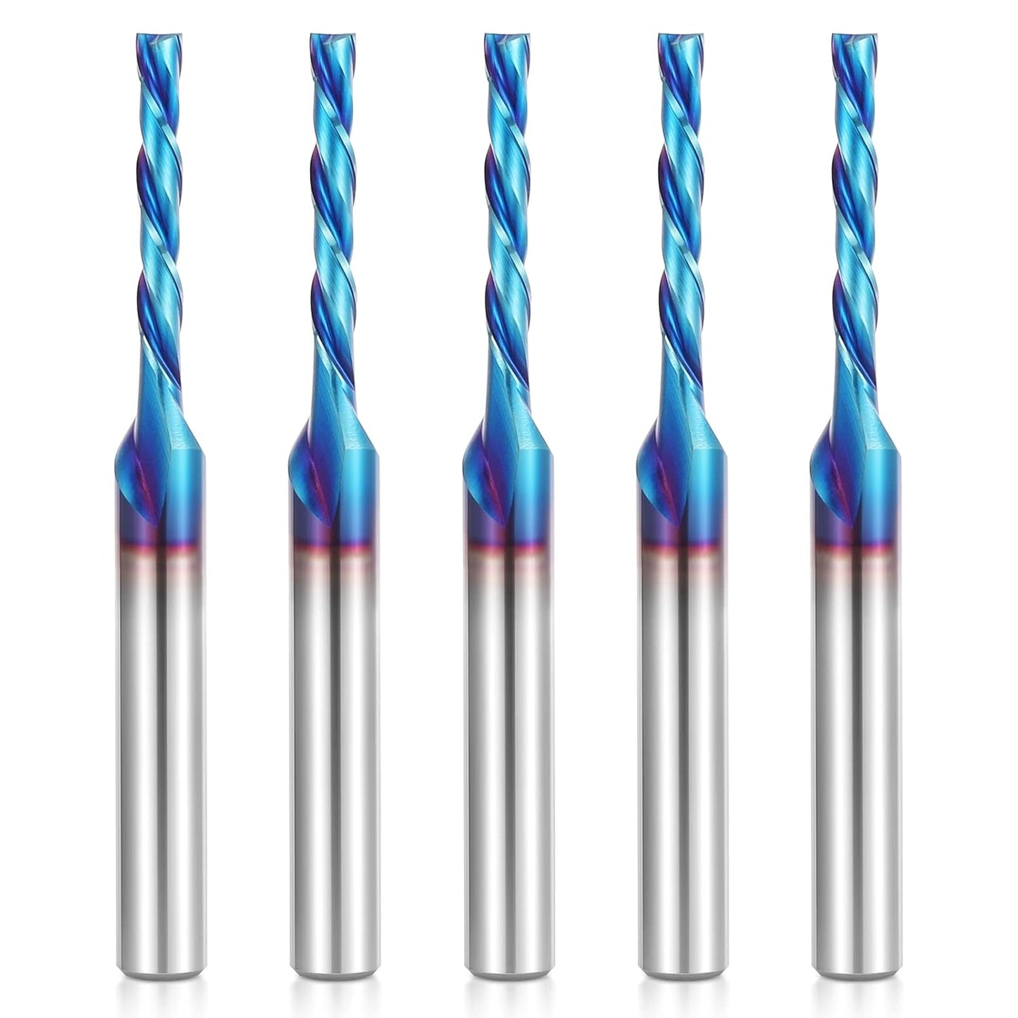 HQMaster Spiral Router Bit Set for Precision Woodworking Tasks