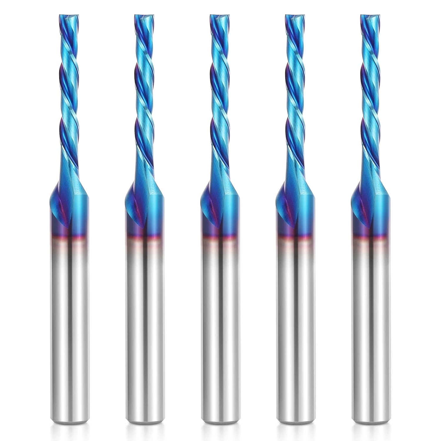HQMaster Spiral Router Bit Set for Precision Woodworking Tasks