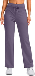 Women's Fleece Lined Sweatpants 29in - Water Resistant Warm Pants