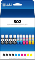 502 Ink Refill Bottles Compatible with ET-2850 ET-3850 ET-15000 - High