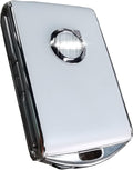 Frosted Pure White Volvo Key Fob Shell - Ultra Thin 2024 Upgrade
