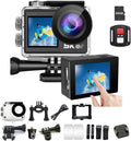 Upgraded Action Camera with Touch Screen 5K30FPS Dual Screens - Vlog