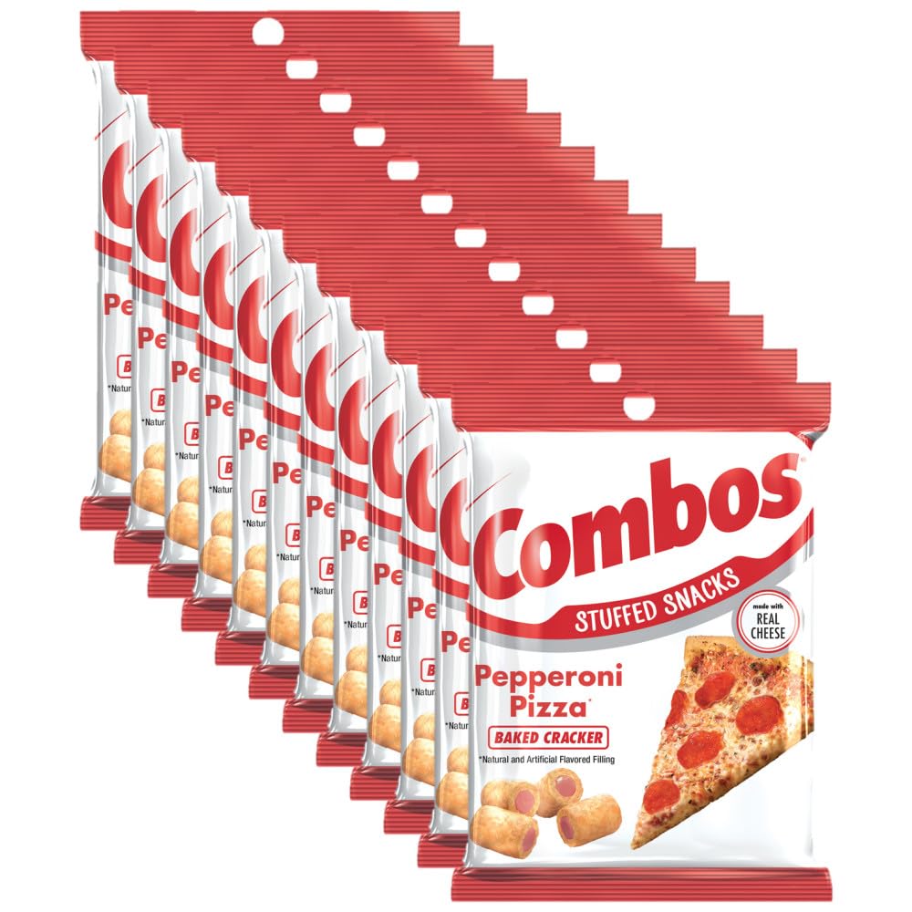 COMBOS Cheese Snacks - Pepperoni Pizza Pretzel Packs