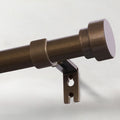 Extra Long Curtain Rods for Windows 32 to 170 in - Heavy Duty Bronze