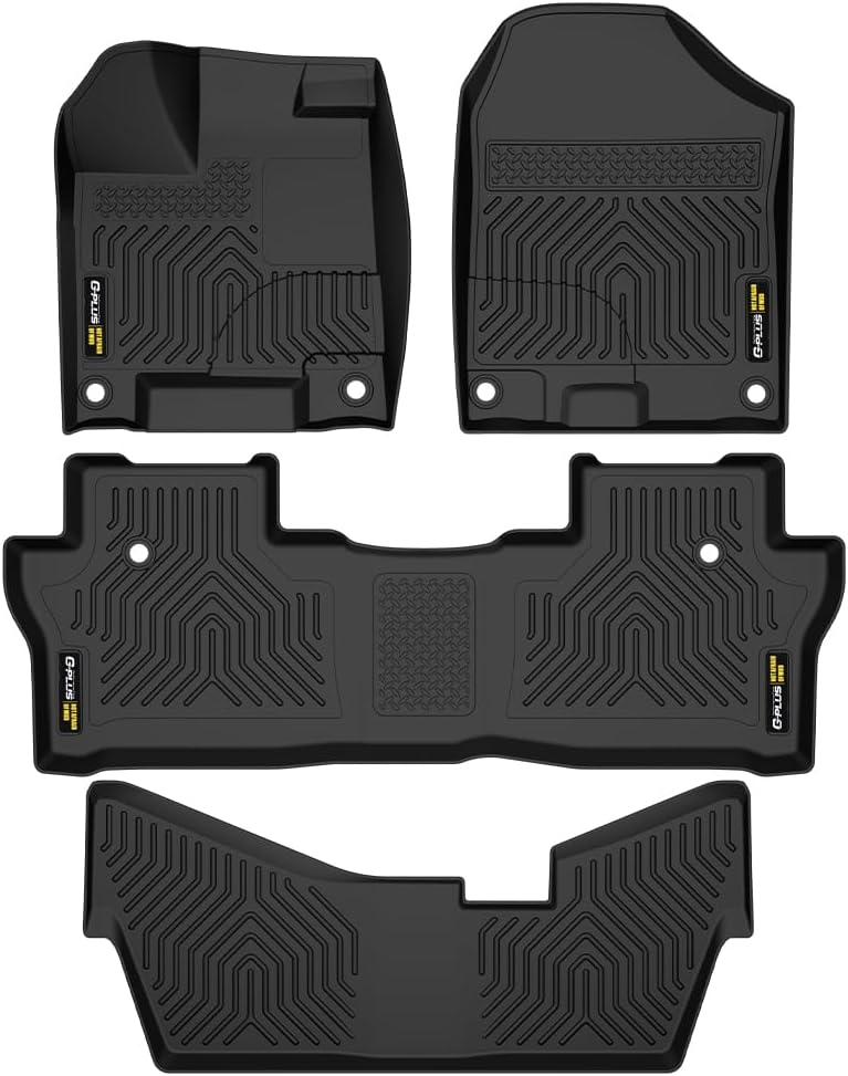 G-PLUS TPE Floor Mats for Honda Pilot 2016-2022 Models