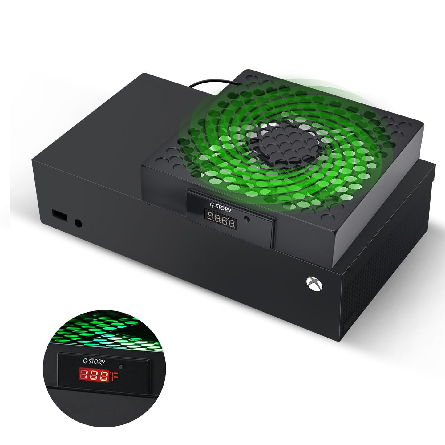 G-STORY Cooling Fan for Xbox Series S with LED Display