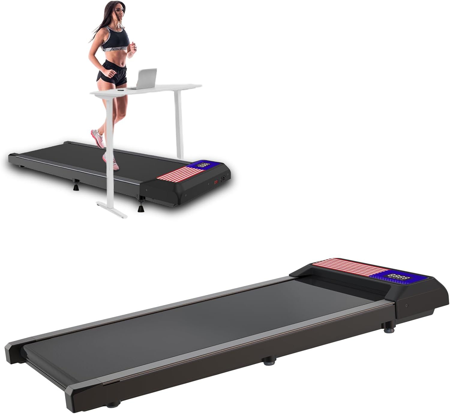 Low Noise 2.5 HP Walking Treadmill - Office & Home Fitness!