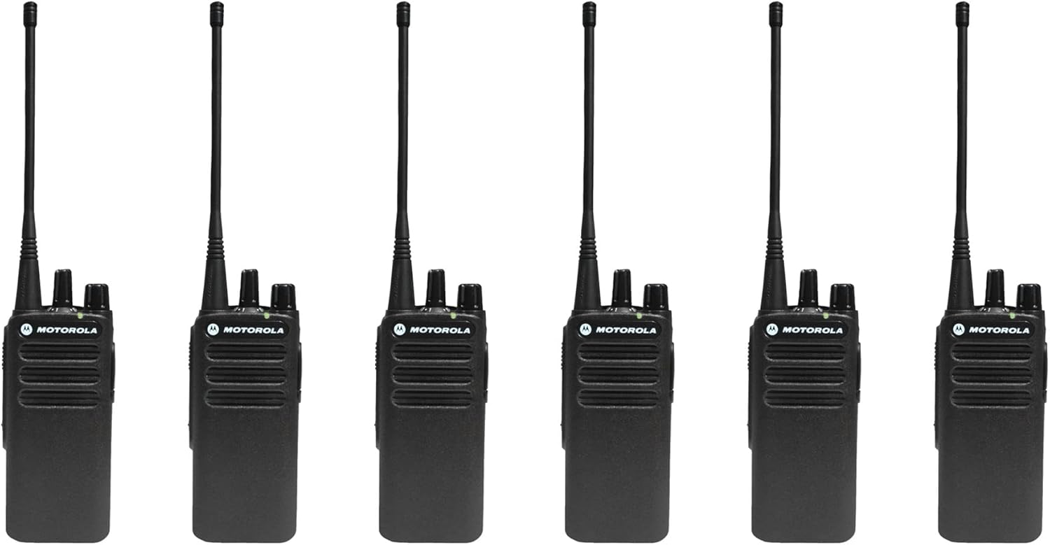 Motorola CP100D Analog UHF Two Way Radio 6 Pack Review