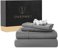 Egyptian Cotton Sheets Full Size 4PCS 1000 Thread Count - Soft, Deep