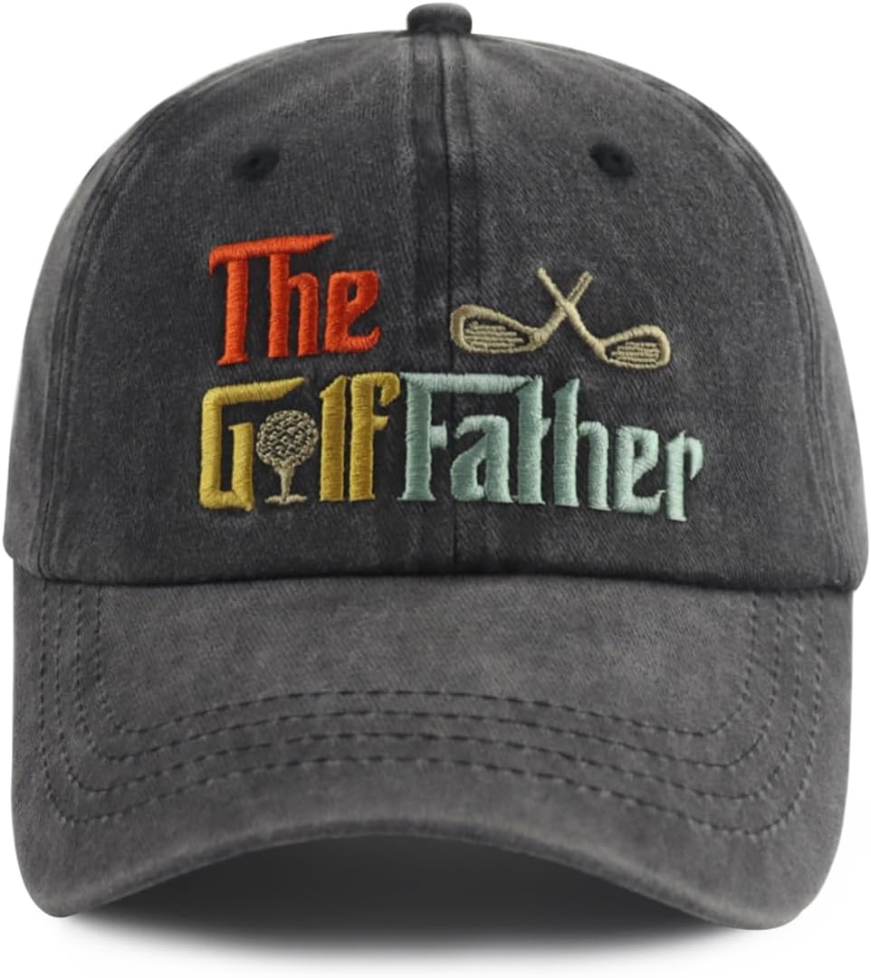 3D Embroidered Funny Golf Dad Hat