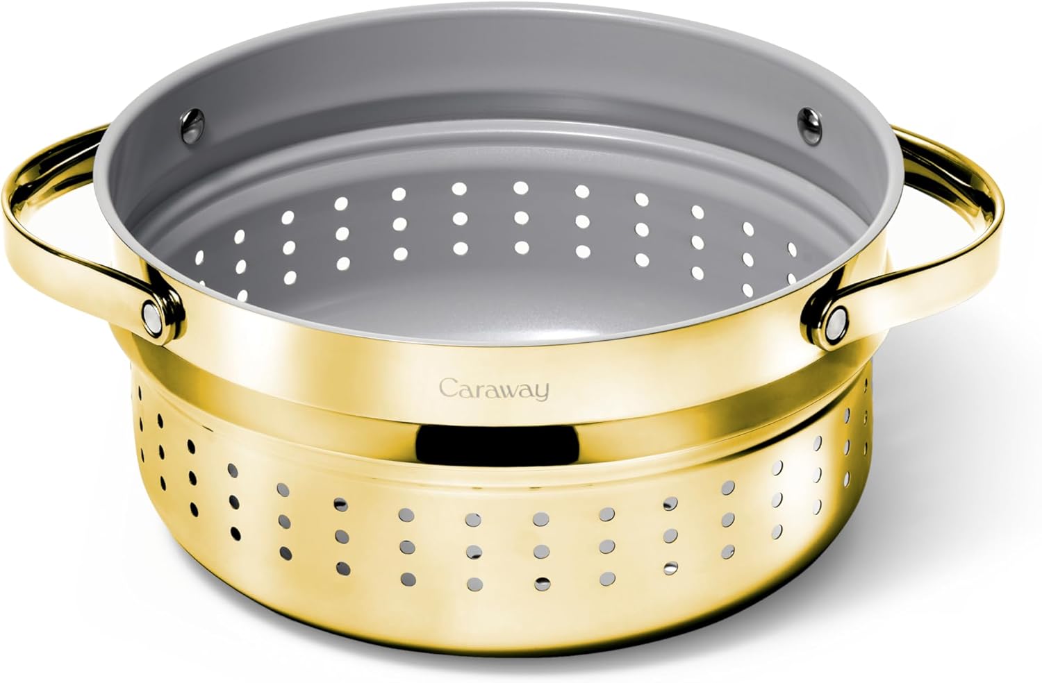 Caraway Steamer - Large 6.5qt Stainless Steel Cooking Tool