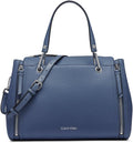 Calvin Klein Bubble Lamb Satchel: Stylish Vegan Leather Purse
