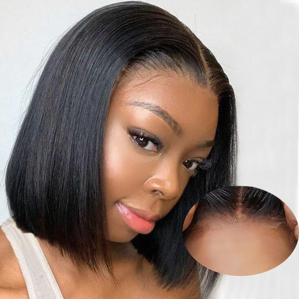 Wear and Go Glueless Bob Wigs Human Hair for Effortless Style