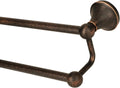 Antique Bathroom Double Towel Bar Oil Rubbed Bronze 24 in - Classic