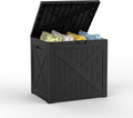 Mars Villa 31 Gallon Deck Box - Compact Outdoor Storage and Seat