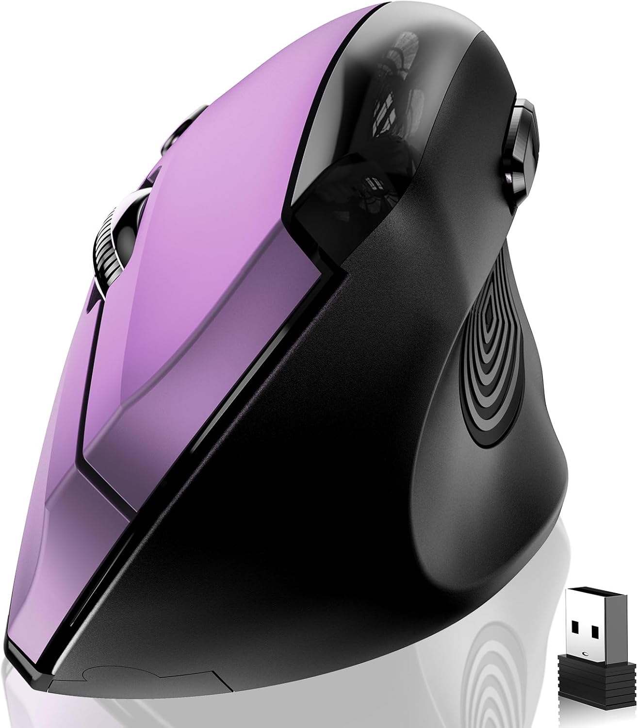 memzuoix Ergonomic Wireless Mouse - 1600 DPI for Enhanced Comfort