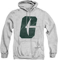 Distressed Logo Hoodie for a Casual Fashion Statement