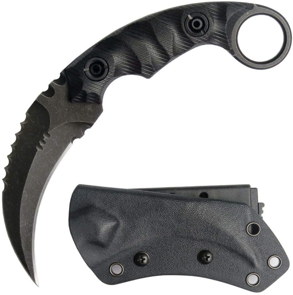 Ccanku C1691 Fixed Blade Knife for Outdoor Camping and Hiking