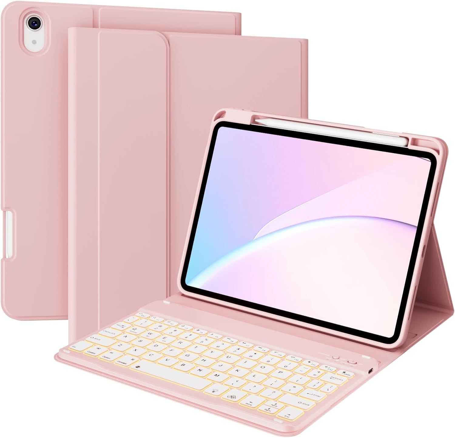 Kenke Keyboard Case for iPad Air 11 Inch with Backlit Keyboard