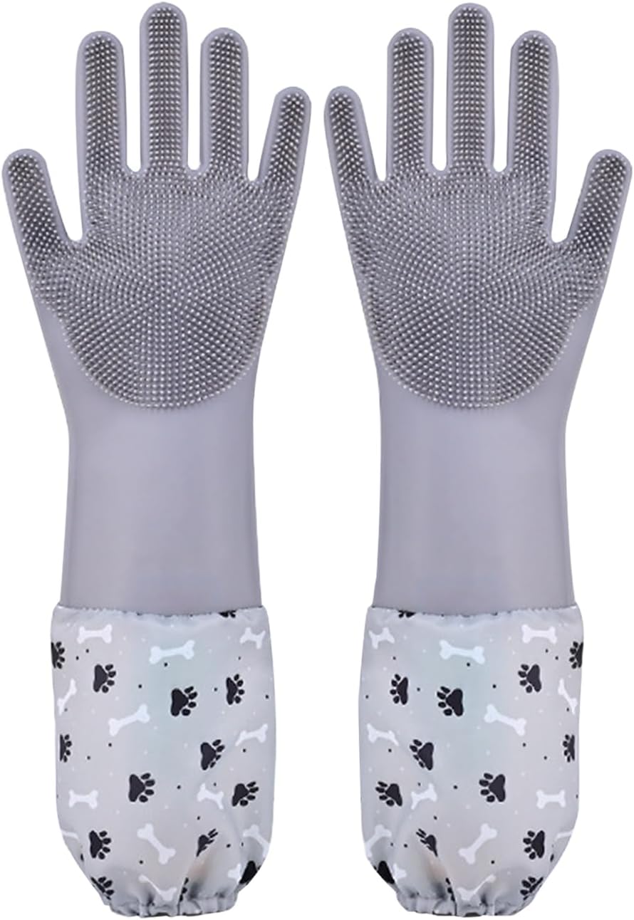 Silicone Grooming Gloves - Pet Hair Remover