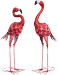 XONOR Metal Flamingo Garden Statues for Outdoor Decor