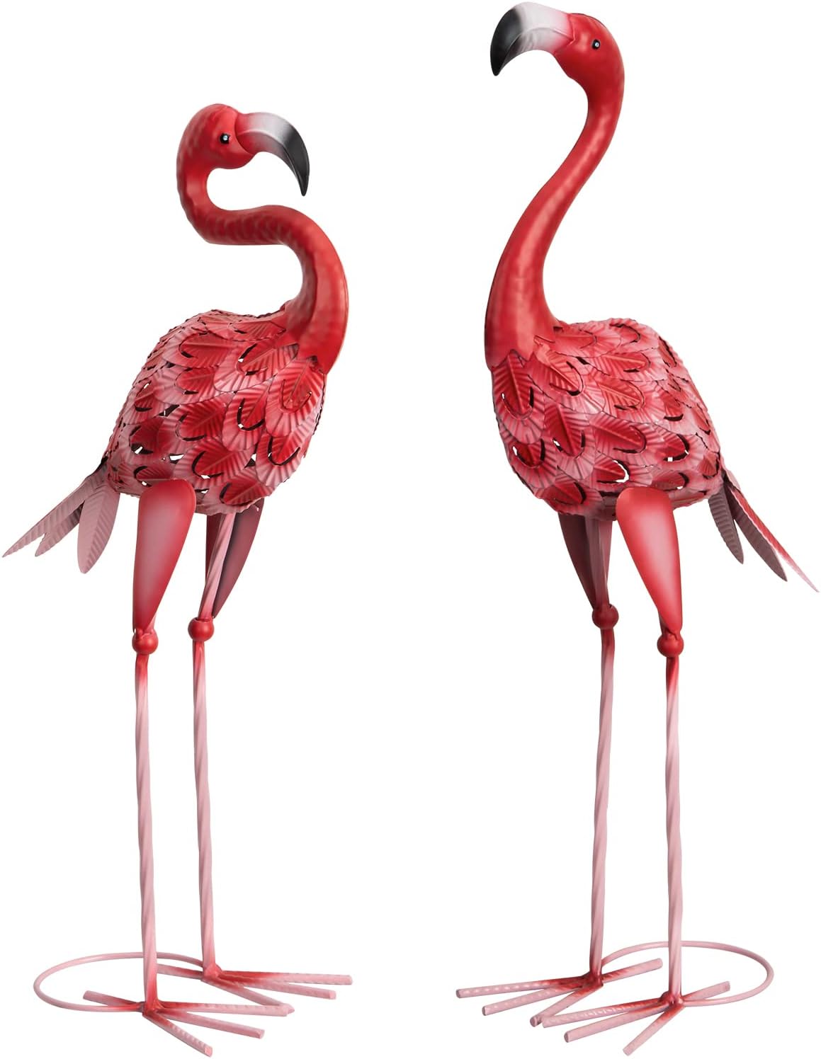 XONOR Metal Flamingo Garden Statues for Outdoor Decor