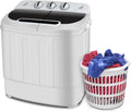 ZenStyle Small Washing Machine Twin Tub Top Load - Compact Laundry