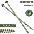 Wood Structural Screws #14 x 10 Hex Head 50 Pack - Rust Resistant