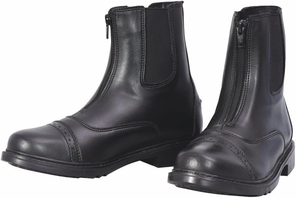 TuffRider Ladies Starter Front Zip Paddock Boots for Equestrians