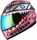 WOW Motorcycle Full Face Helmet Street Bike BMX MX Youth Kids - Safe