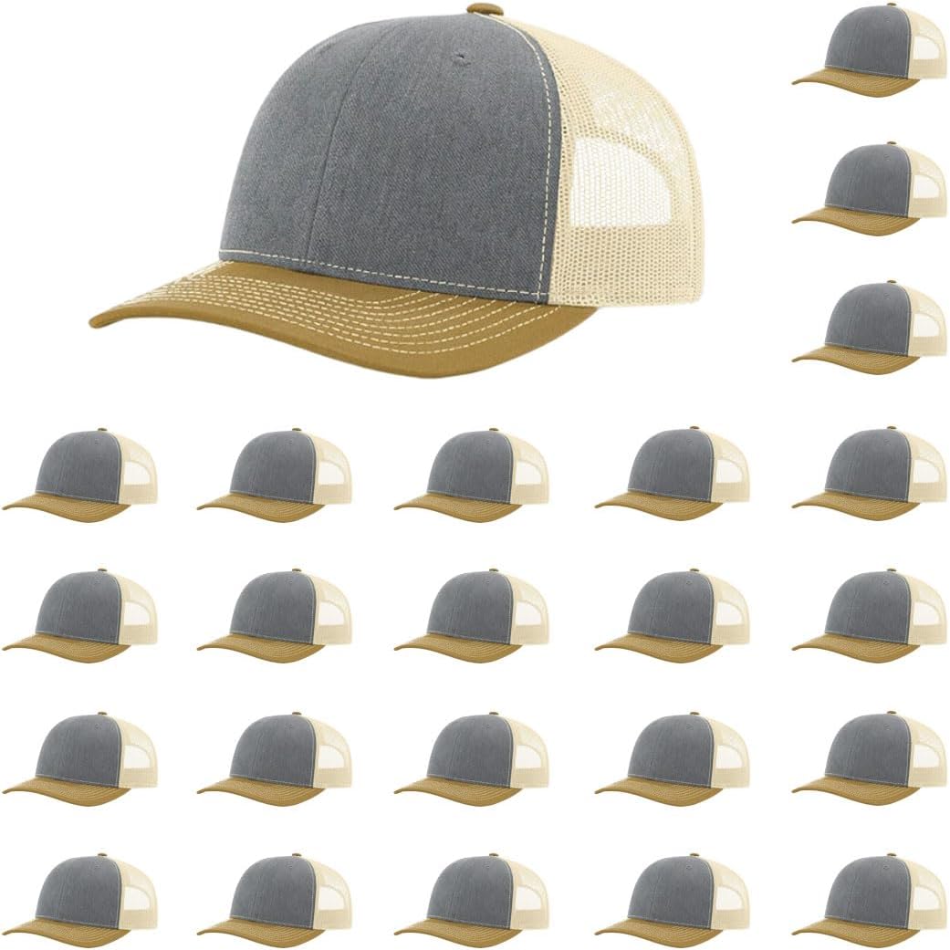 Richardson 112 Classic Six-Panel Adjustable Snapback Trucker Cap