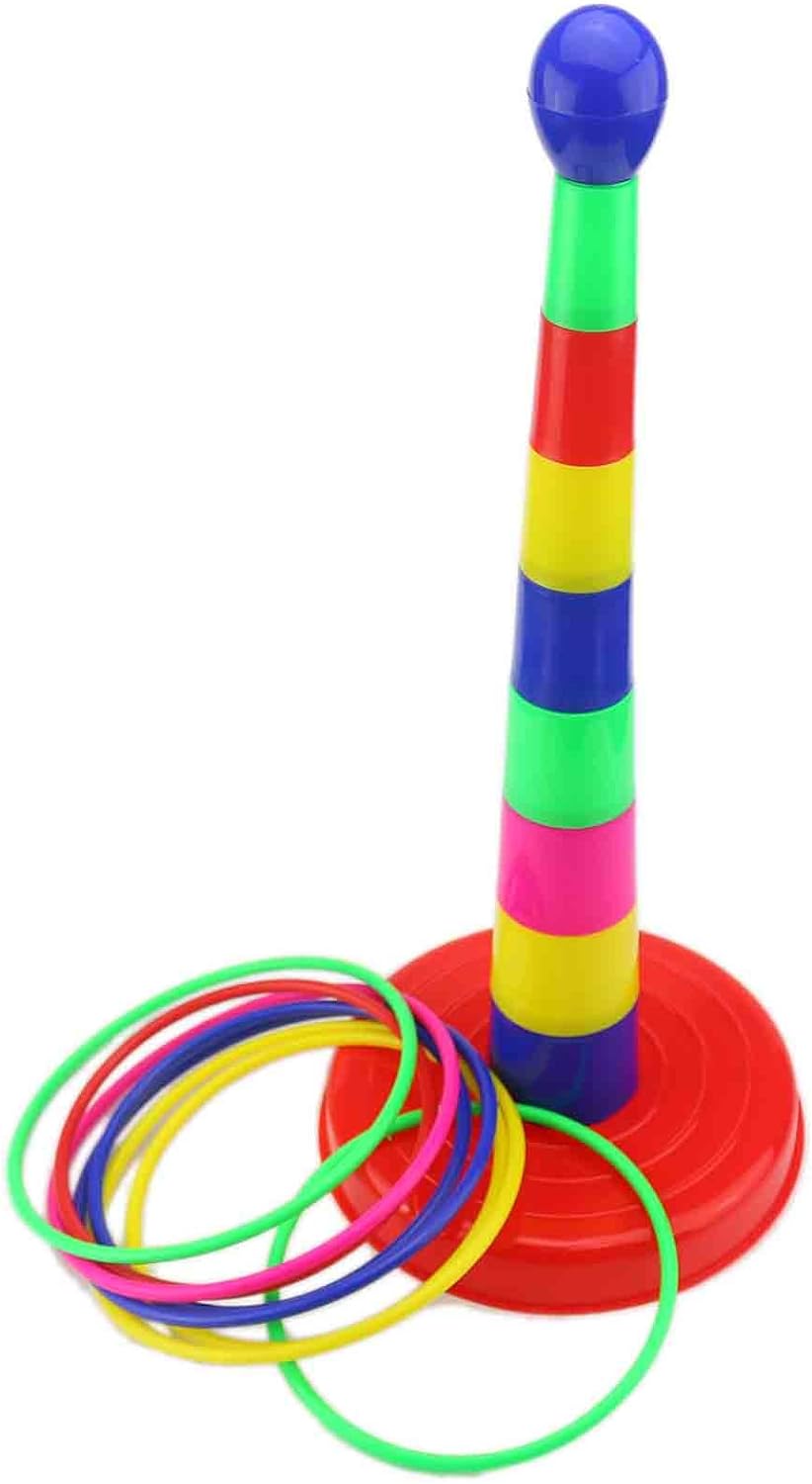 Ogrmar Colorful Ring Toss Game - Fun for Kids!