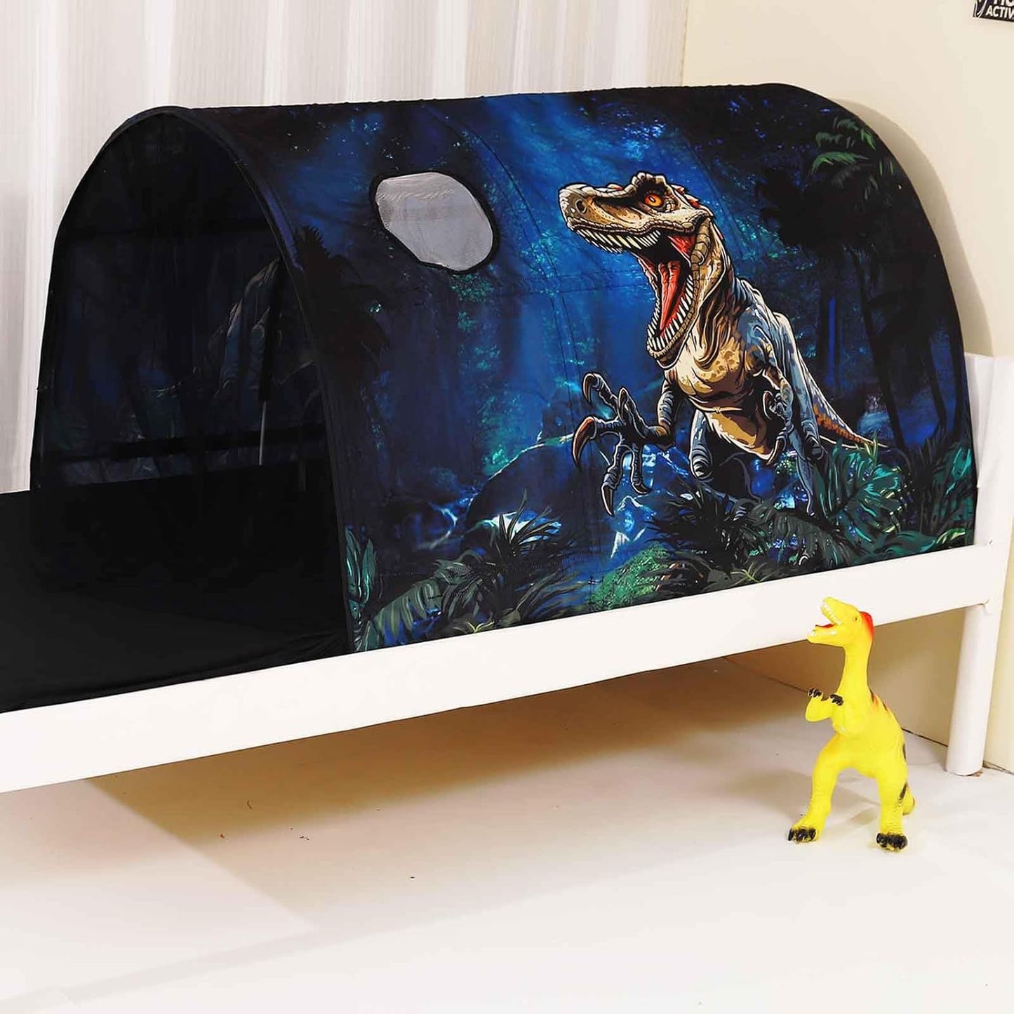 Kids Bed Tent for Twin Beds - Fun Indoor Playhouse Adventure