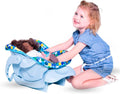 Toy Car Seat Baby Doll Carrier - Crash-Tested LATCH Safety