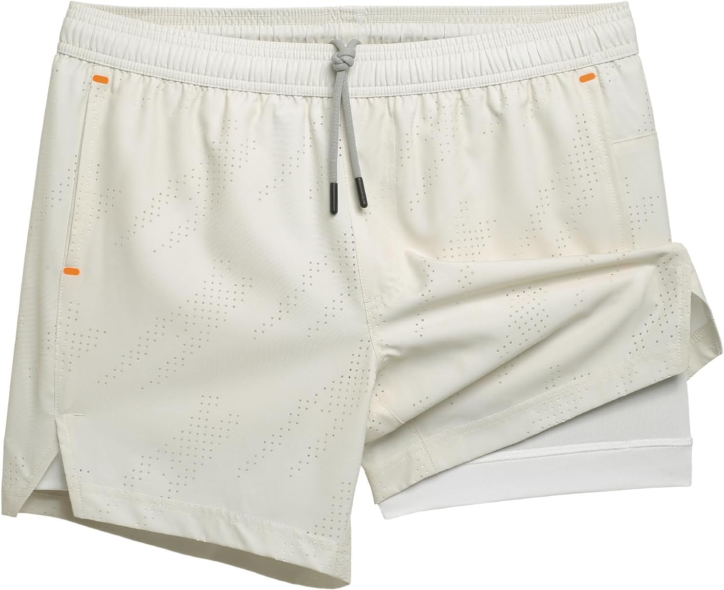 maamgic Mens Running Shorts with Compression Liner for Comfort