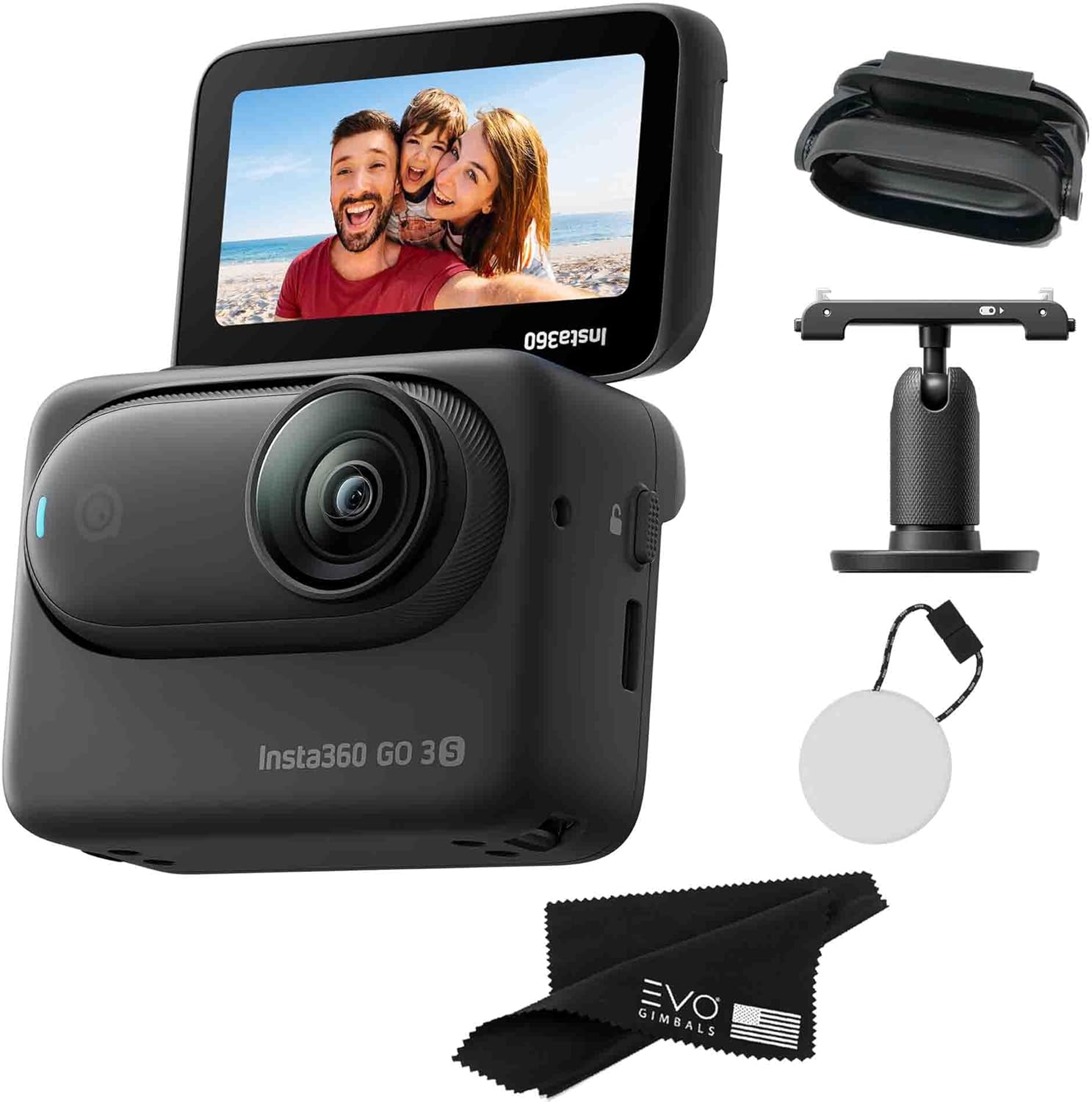 Insta360 GO 3S Mini Action Camera with 4K Video and AI Editing