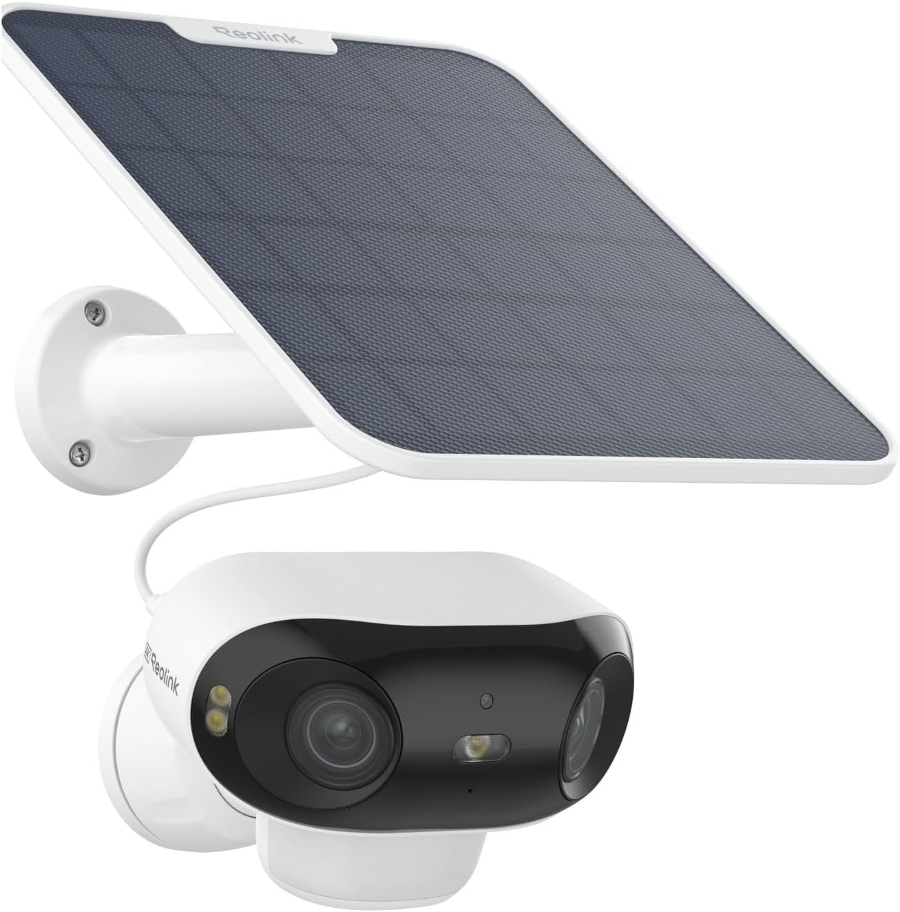 4K Solar Outdoor Camera with Dual-Lens and Night Vision Features