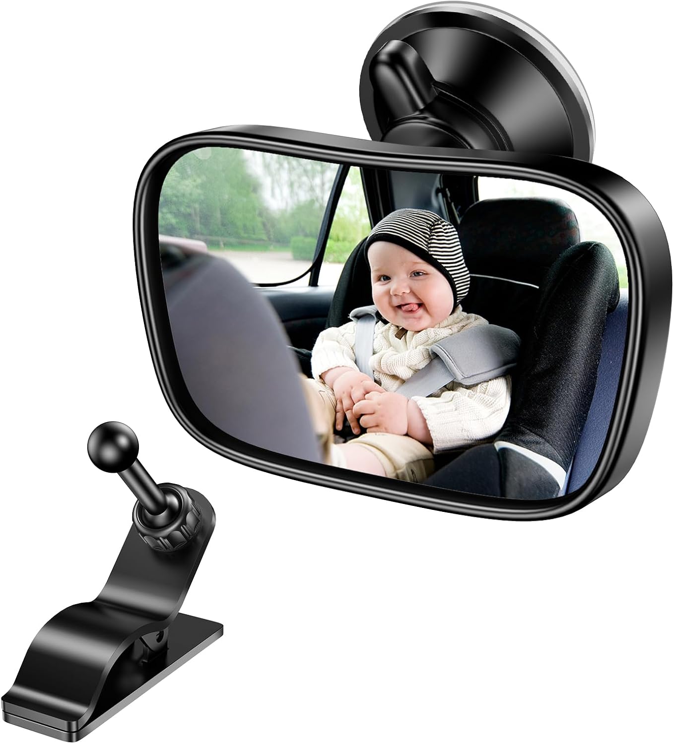 360 Adjustable Baby Car Mirror for Safety on the Go