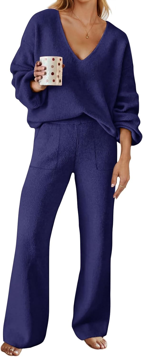 Cozy Women's 2 Piece Outfits Lounge Sets for Fall and Winter