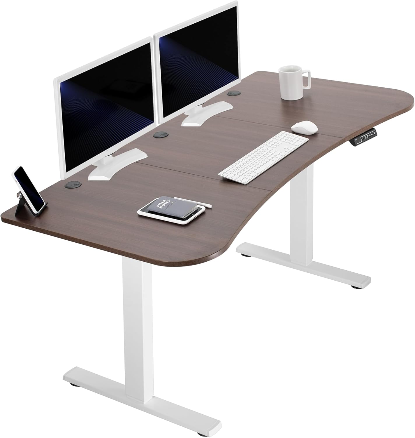 VIVO Electric 63 x 32 in Standing Desk with Memory Height Adjustment